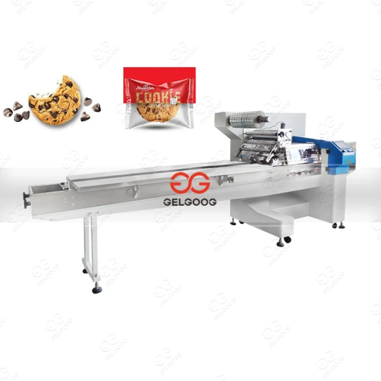 Easy Operate Play Dough Pillow Type Horizontal Chocolate Sandwich Cheese Biscuit Energy Bar Bakery Cookies Packing Machine