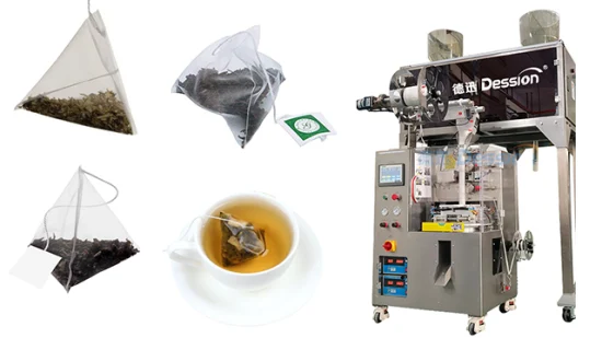 Biodegradable Pyramid Nylon Tea Bag Packing Machine for Rose Flower Tea Triangle Packing Machine